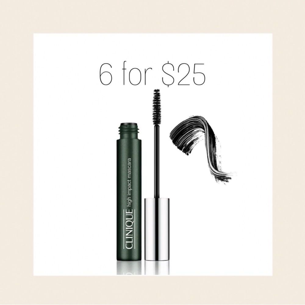 6/$25 • Clinique Mascara